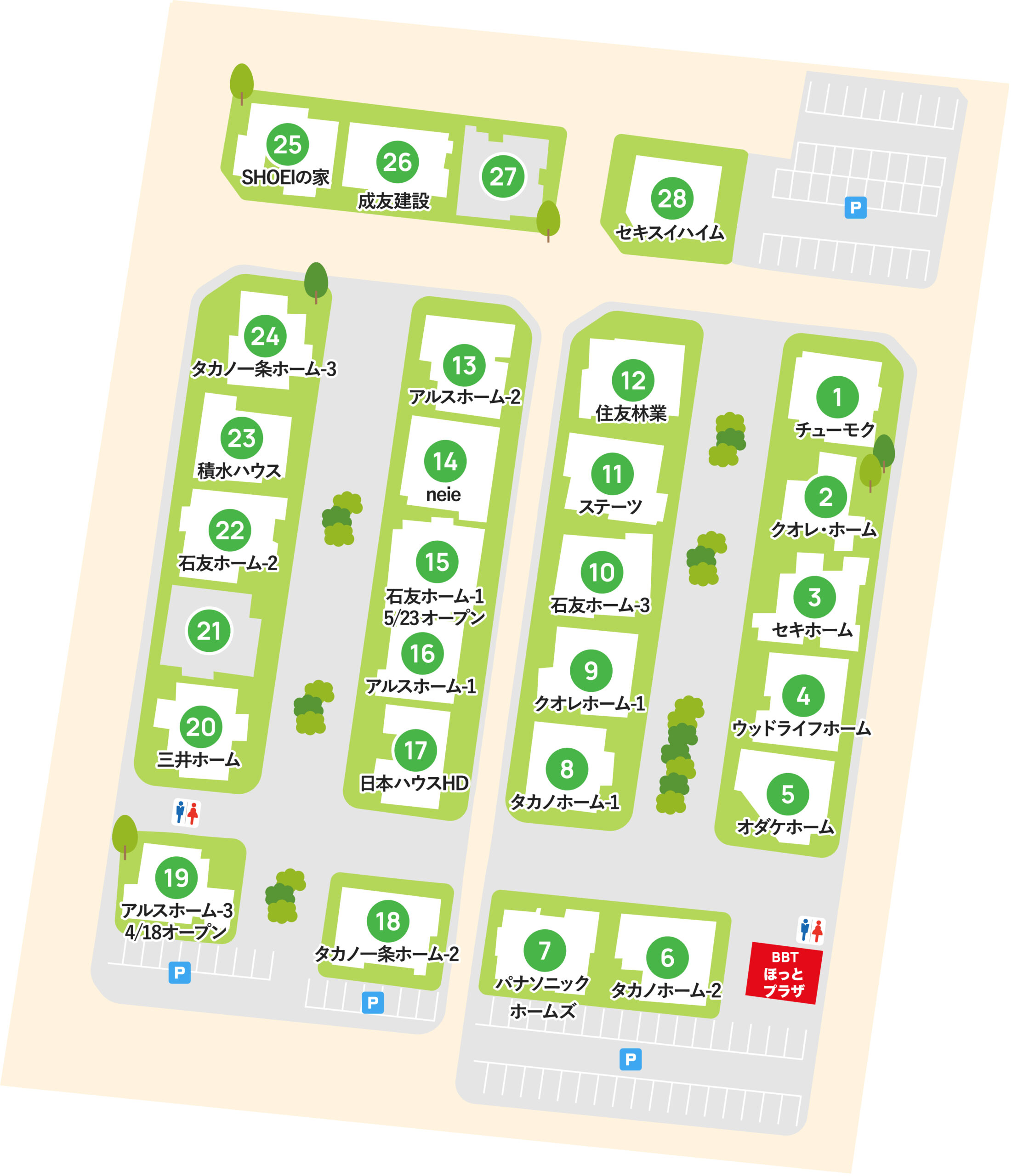 富山展示場MAP