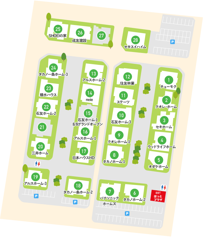 富山展示場MAP